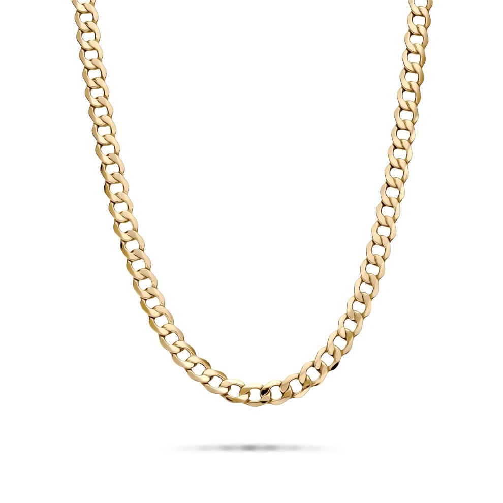 Curb Chain in 14K Yellow Gold, 26" – Image 1 of 5