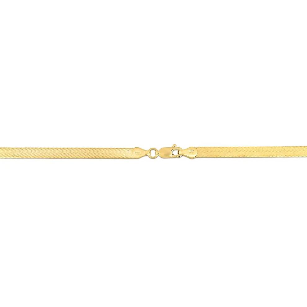 Herringbone Chain in 14K Yellow Gold, 18" – Image 2 of 6