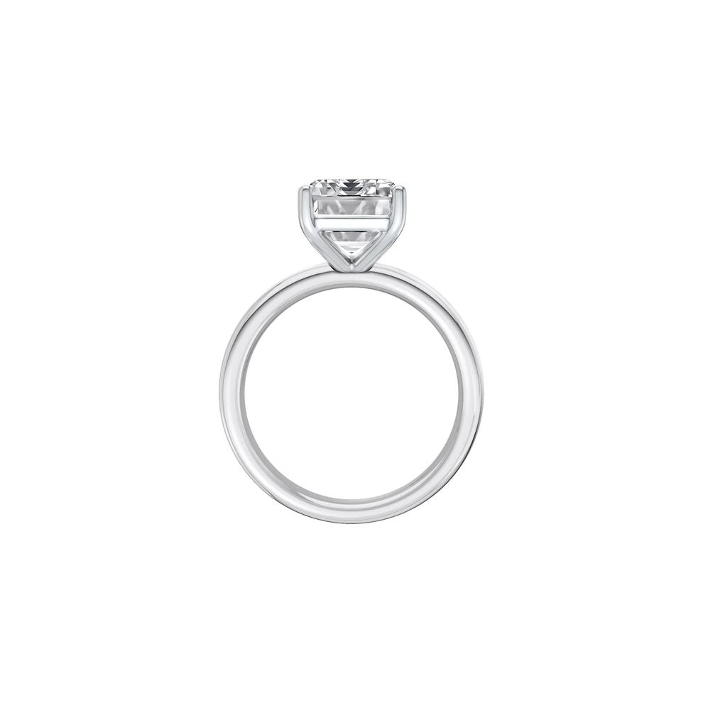Lab Grown Diamond Asscher Cut Solitaire Ring in Platinum (3 ct. tw.) – Image 2 of 4