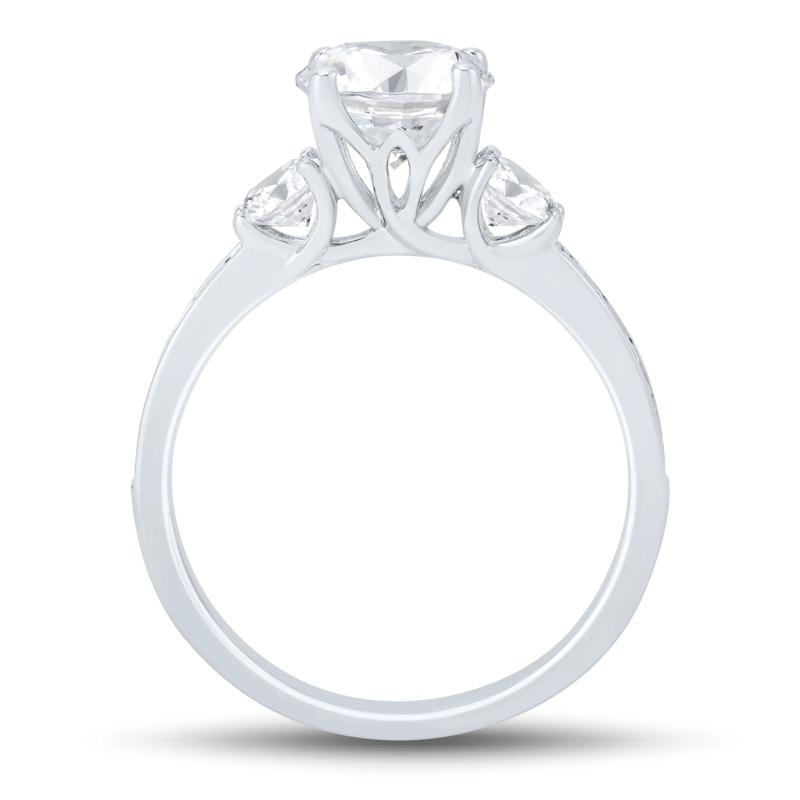 Lab Grown Diamond Bridal Set in 14K White Gold (3 ct. tw.) – Image 6 of 7