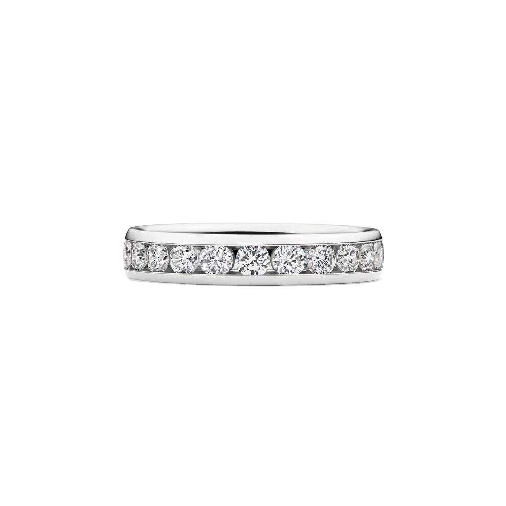 Diamond Channel-Set Anniversary Band in Platinum (1 ct. tw.) – Image 1 of 3