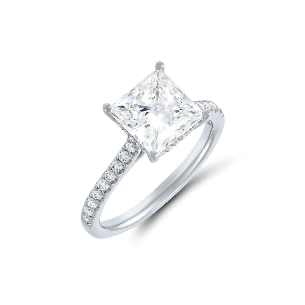 Lab Grown Diamond Wedding Set in 14K White Gold (3 1/2 ct. tw.) – Image 3 of 3