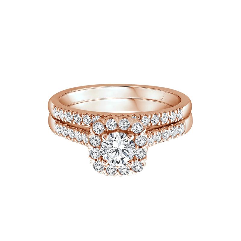 Lab Grown Diamond Engagement Ring Set in 10K Yellow Gold &#40;1 ct. tw.&#41; – Image 1 of 3
