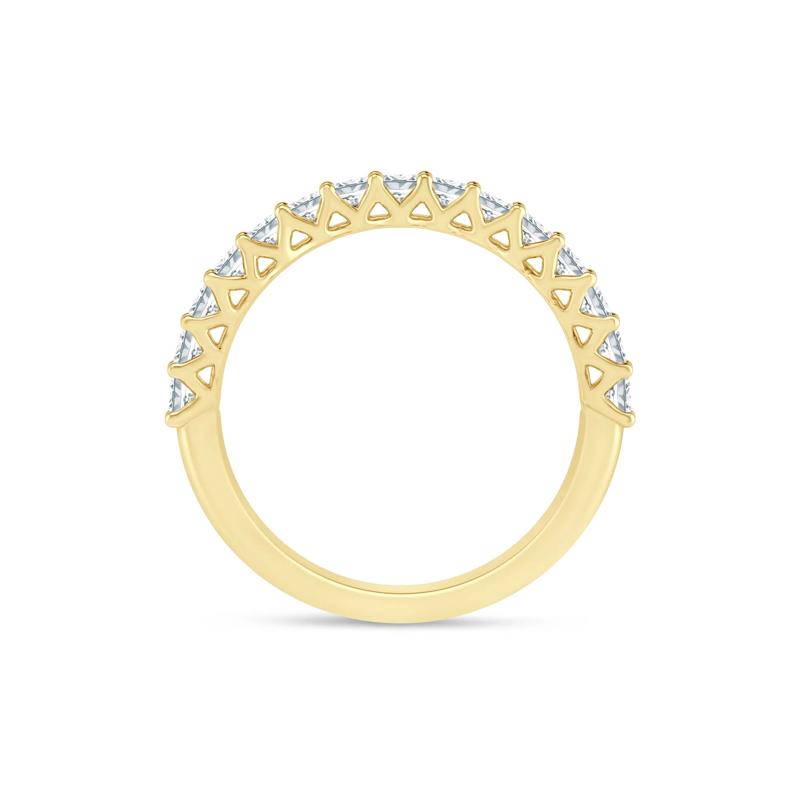 Lab Grown Diamond Emerald-Cut Anniversary Band in 14K Yellow Gold &#40;1 1/5 ct. tw.&#41; – Image 2 of 3