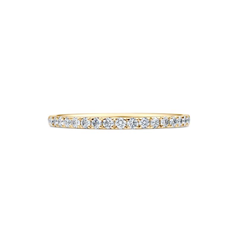 Darling Lab Grown Diamond Anniversary Band in 18K Yellow Gold &#40;1/3 ct. tw.&#41; – Image 1 of 4