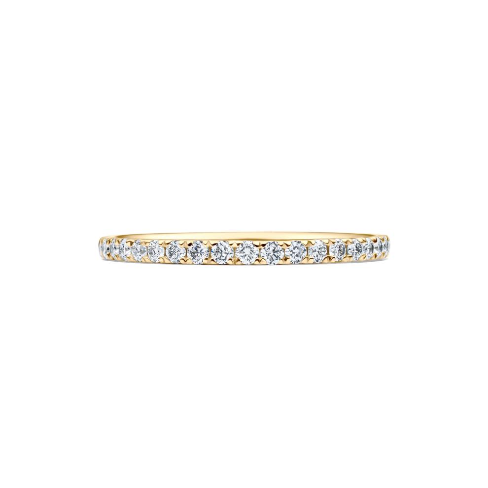Darling Lab Grown Diamond Anniversary Band in 18K Yellow Gold (1/3 ct. tw.) – Image 1 of 4