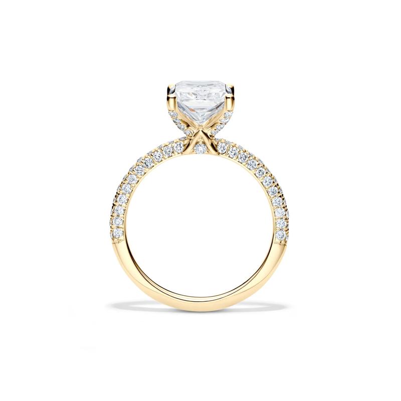 Isla Lab Grown Diamond Engagement Ring in 14K Yellow Gold (3 5/8 ct. tw.) – Image 2 of 4