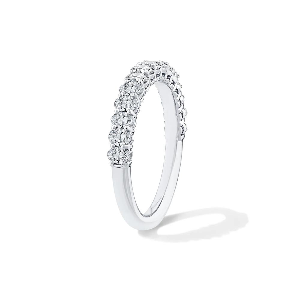 Lab Grown Diamond Oval Anniversary Band in 14K White Gold (1 ct. tw.) – Image 3 of 4