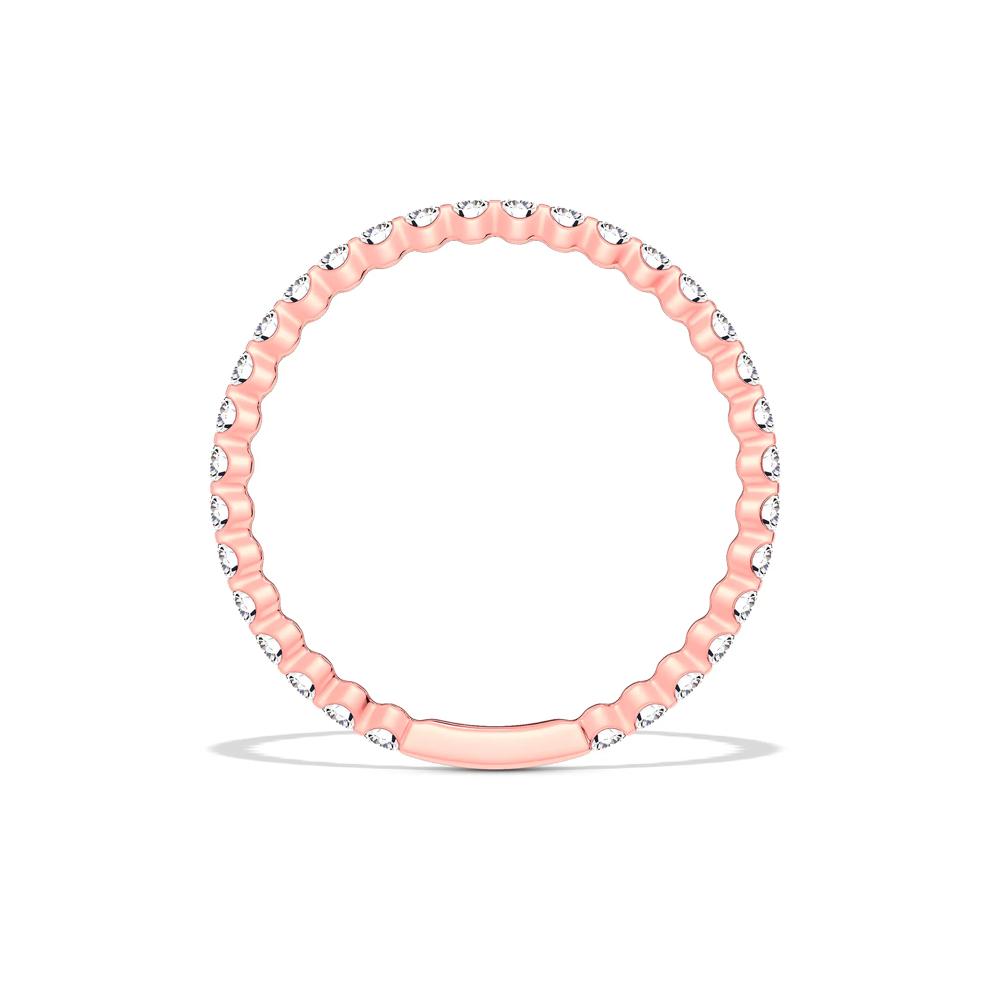 Lab Grown Diamond Sizeable Eternity Band in 14K Rose Gold (1/2 ct. tw.) – Image 2 of 4
