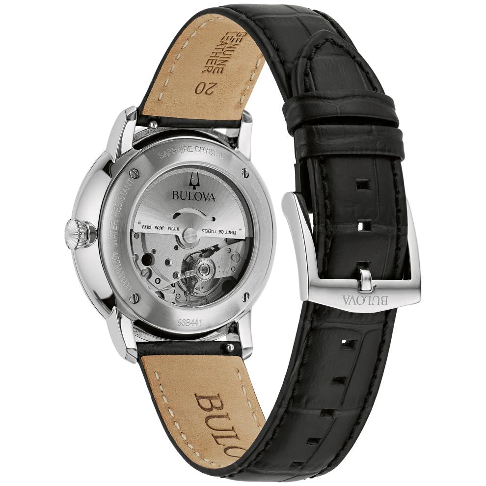 Men's Hudson Watch in Black Leather – Image 3 of 3