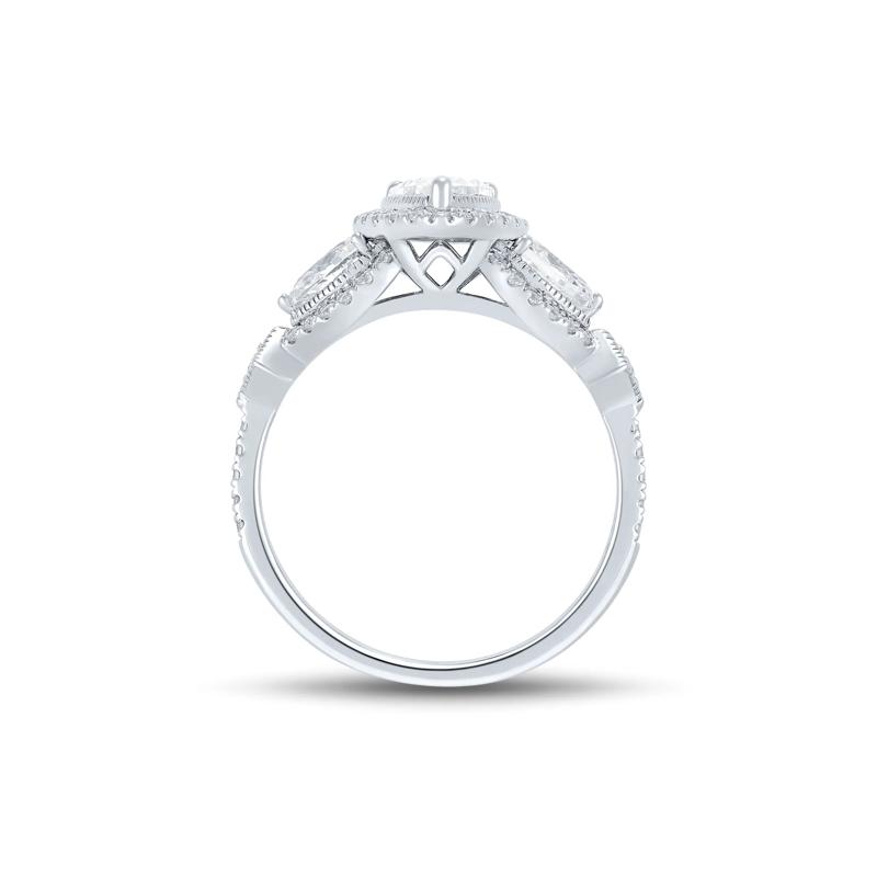 Lab Grown Diamond Engagement Ring in 10K White Gold &#40;1 1/2 ct. tw.&#41; – Image 2 of 3