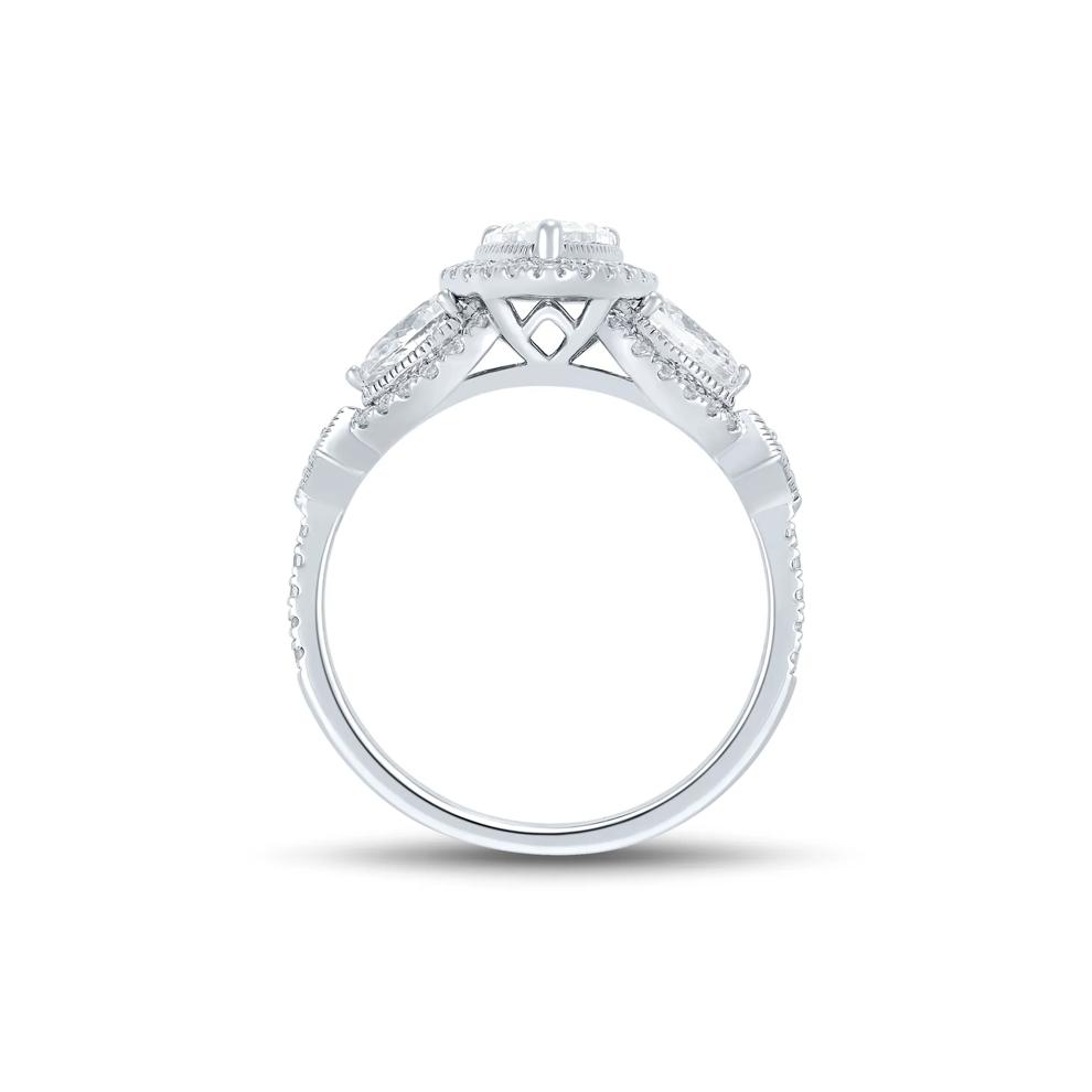 Lab Grown Diamond Engagement Ring in 10K White Gold (1 1/2 ct. tw.) – Image 2 of 3