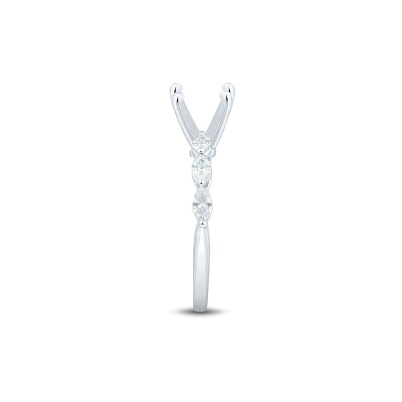 Lab Grown Diamond Semi-Mount in Platinum &#40;5/8 ct. tw.&#41; – Image 6 of 6