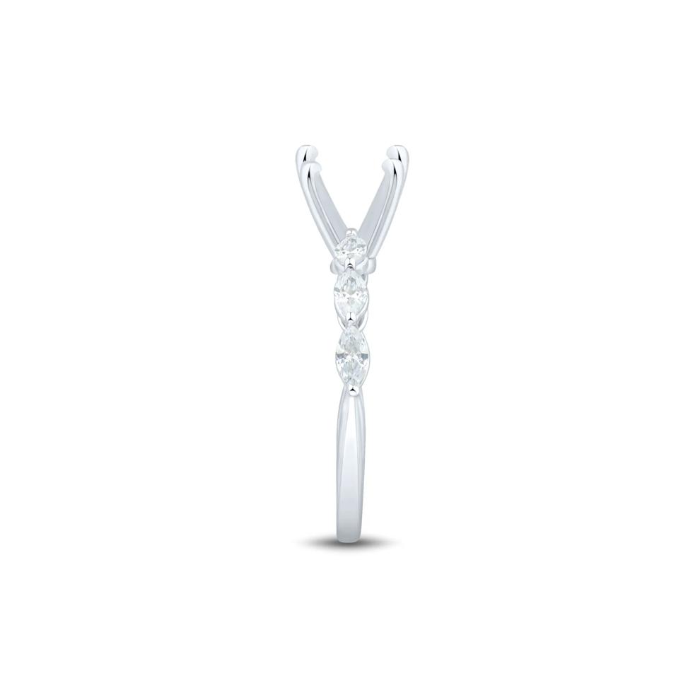 Lab Grown Diamond Semi-Mount in Platinum (5/8 ct. tw.) – Image 6 of 6