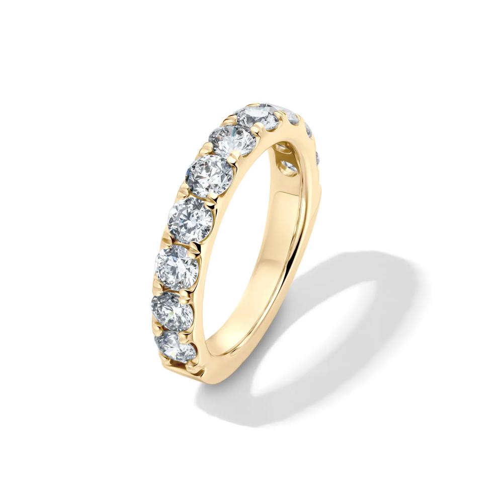 Diamond Anniversary Band in 14K Yellow Gold (2 ct. tw.) – Image 4 of 5