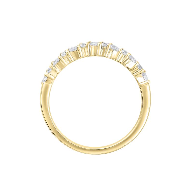 Lab Grown Diamond Anniversary Band in 14K Yellow Gold &#40;1/2 ct. tw.&#41; – Image 2 of 3