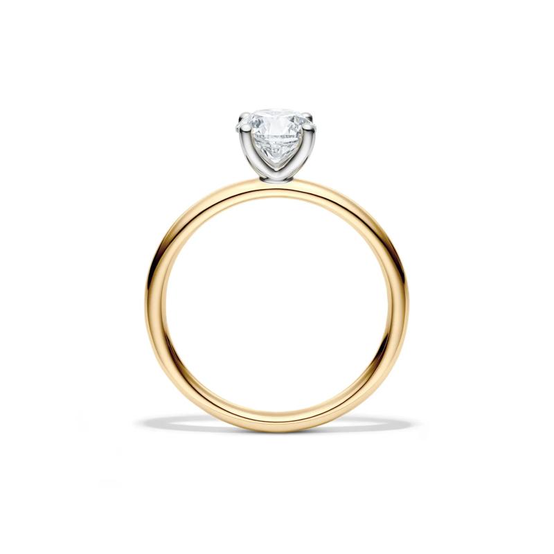 Diamond Round Brilliant Cut Solitaire Engagement Ring in 14K Yellow Gold (1 ct.) – Image 2 of 5