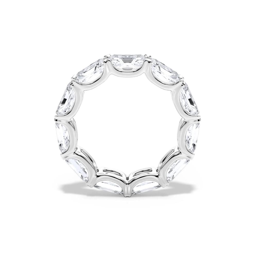 Lab Grown Diamond East-West U-Prong Eternity Band in 14K White Gold (7 1/7 ct. tw.) – Image 2 of 4
