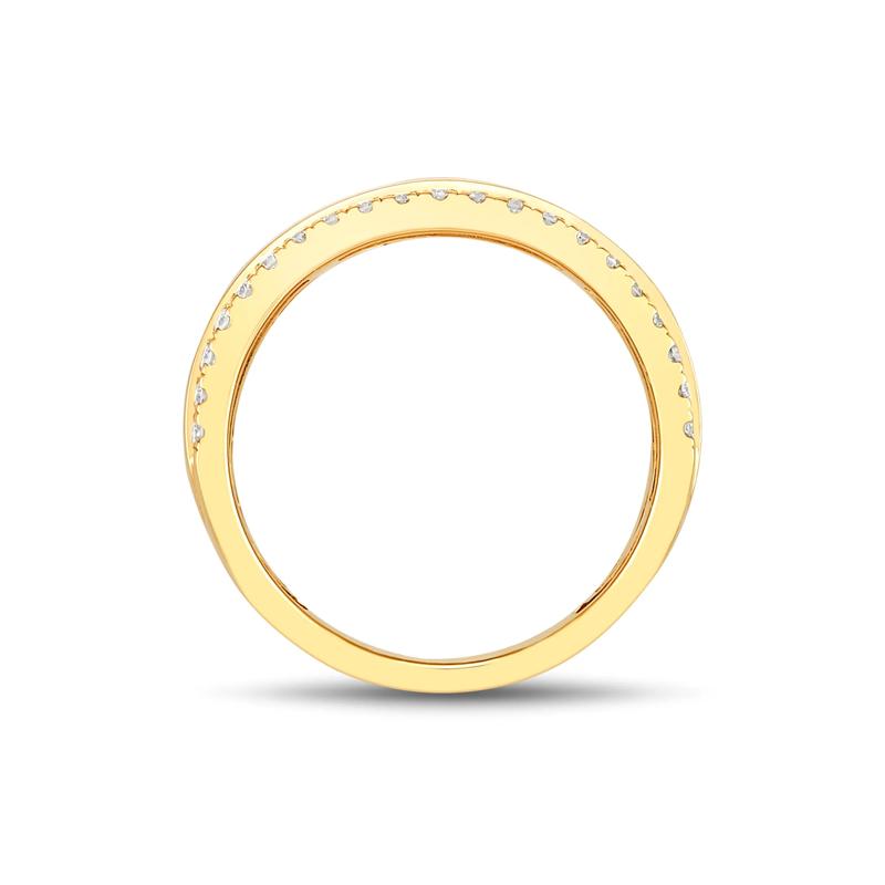 Lab Grown Diamond High Polish Band in 10K Yellow Gold &#40;1/3 ct. tw.&#41; – Image 2 of 3