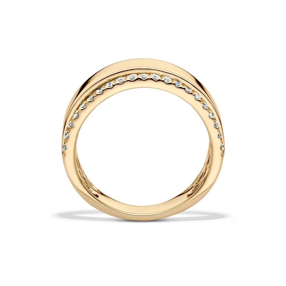 Lab Grown Diamond High Polish Band in 10K Yellow Gold (1/3 ct. tw.) – Image 2 of 5