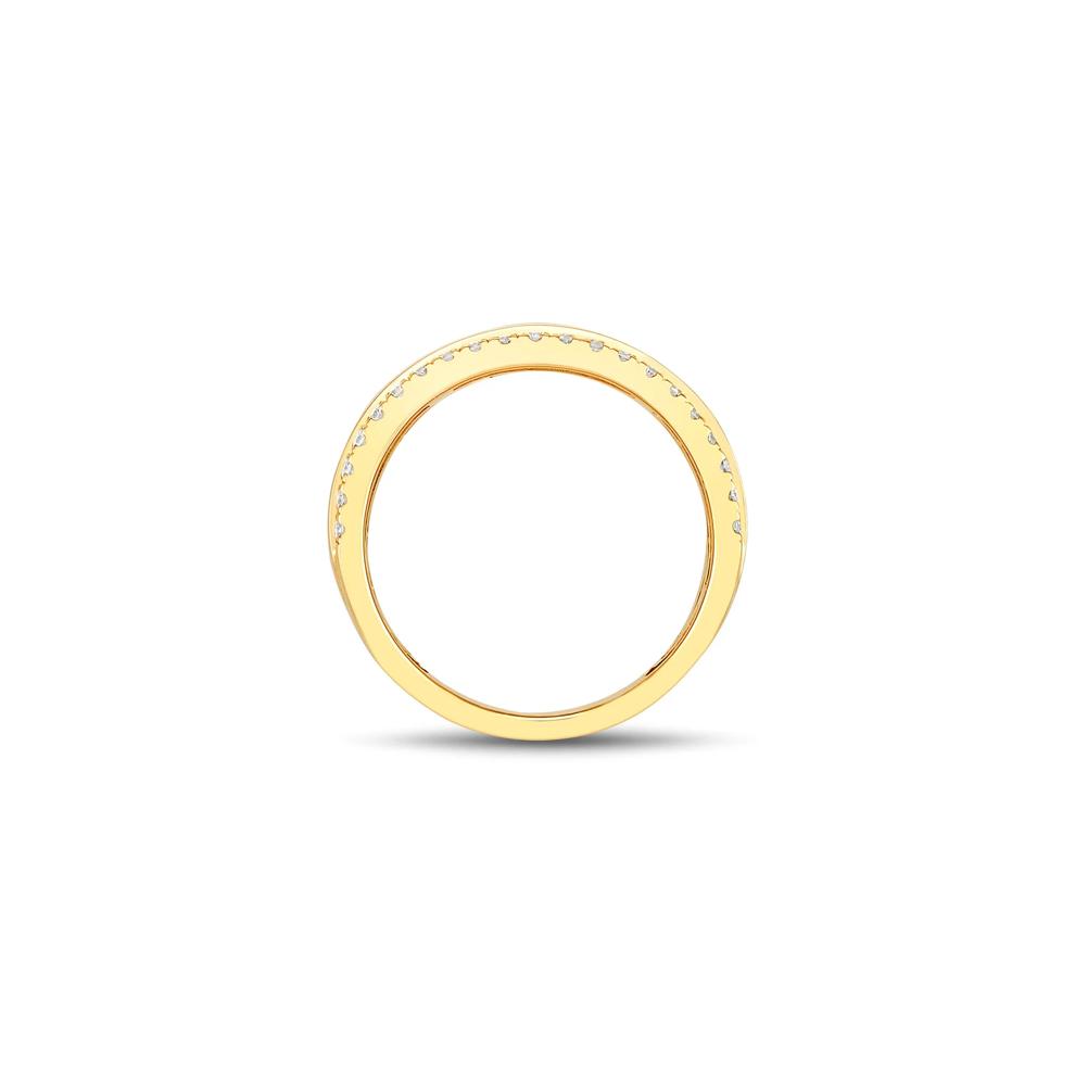 Lab Grown Diamond High Polish Band in 10K Yellow Gold (1/3 ct. tw.) – Image 2 of 3