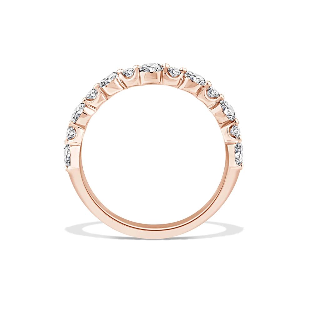 Lab Grown Diamond Contour Band in 14K Rose Gold (3/4 ct. tw.) – Image 2 of 4