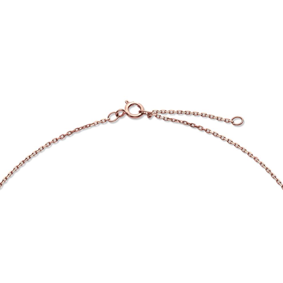 Diamond Heart Pendant in 10K Rose Gold (1/10 ct. tw.) – Image 3 of 4