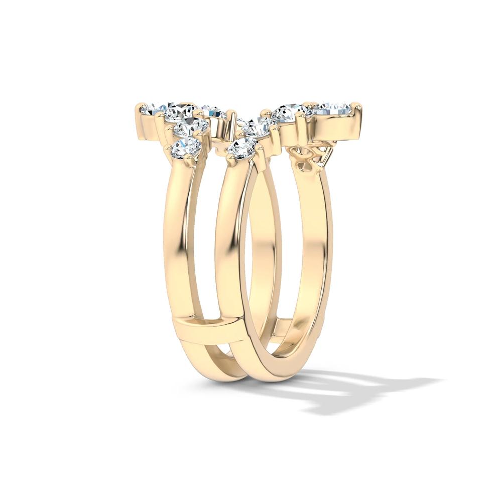 Lab Grown Diamond Contour Ring Enhancer in 14K Gold (1 1/2 ct. tw.) – Image 3 of 4