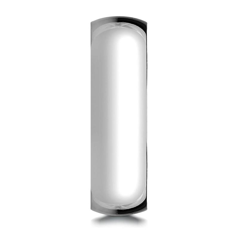 Wedding Band in 10K White Gold, 7MM – Image 3 of 3