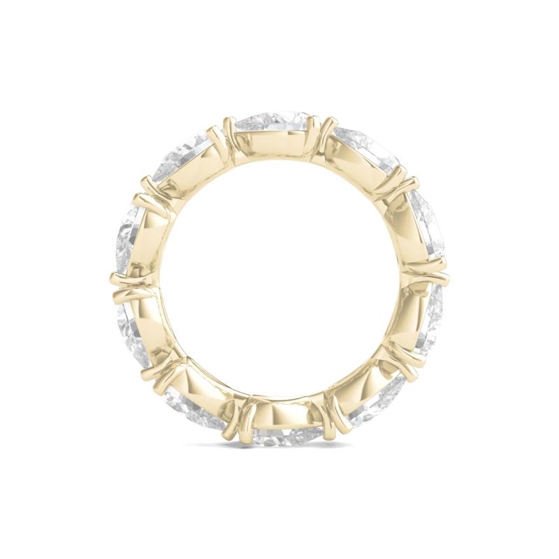 Pear-Cut Diamond Eternity Band in 14k Yellow Gold &#40;5 ct. tw.&#41; – Image 2 of 3