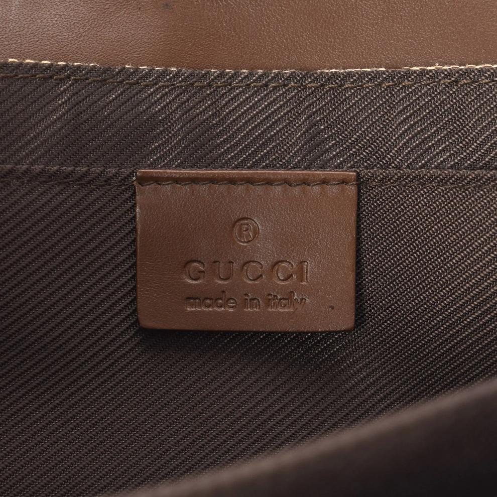 Pre-Owned Gucci GG Canvas Flap Shoulder Bag Shoulder – Image 5 of 9