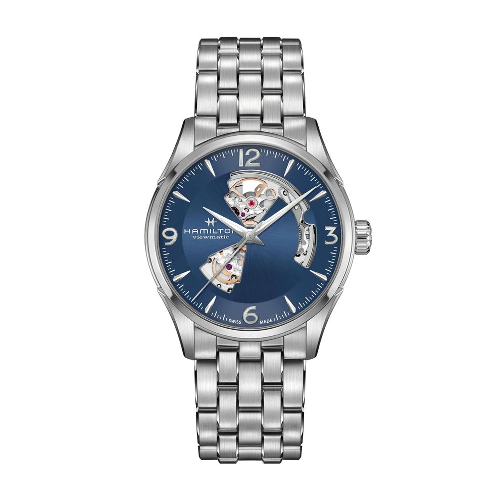 Jazzmaster Open Heart Auto Watch with Stainless Steel Bracelet – Image 1 of 3