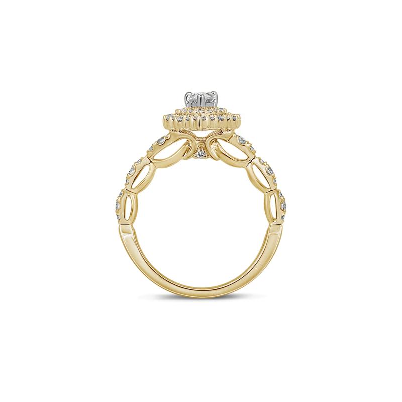 Charlize Pear-Shaped Diamond Engagement Ring in 14k Yellow Gold &#40;1 ct. tw.&#41; – Image 2 of 3