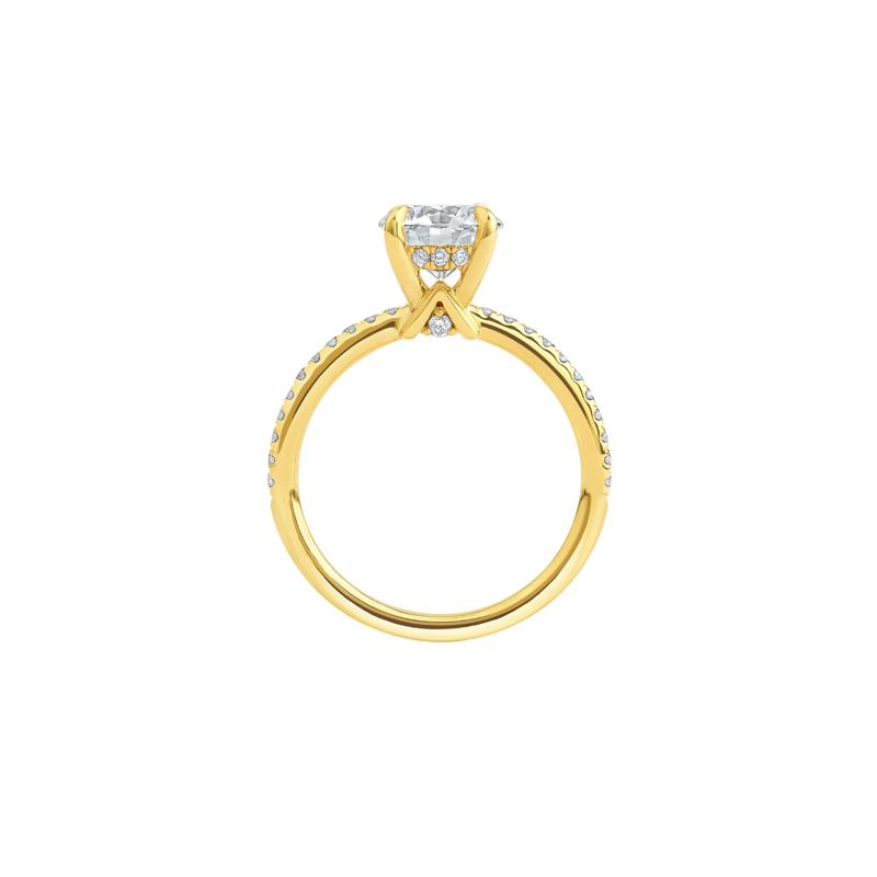 Nola Lab Grown Diamond Engagement Ring in 14K Yellow Gold &#40;1 3/4 ct. tw.&#41; – Image 2 of 5