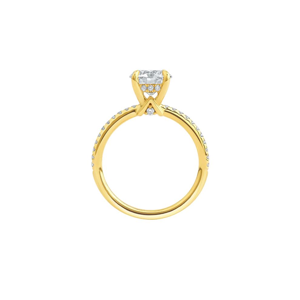 Nola Lab Grown Diamond Engagement Ring in 14K Yellow Gold (1 3/4 ct. tw.) – Image 2 of 5