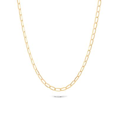 Hollow Forzatina Chain in 14K Yellow Gold, 2.6mm, 18"