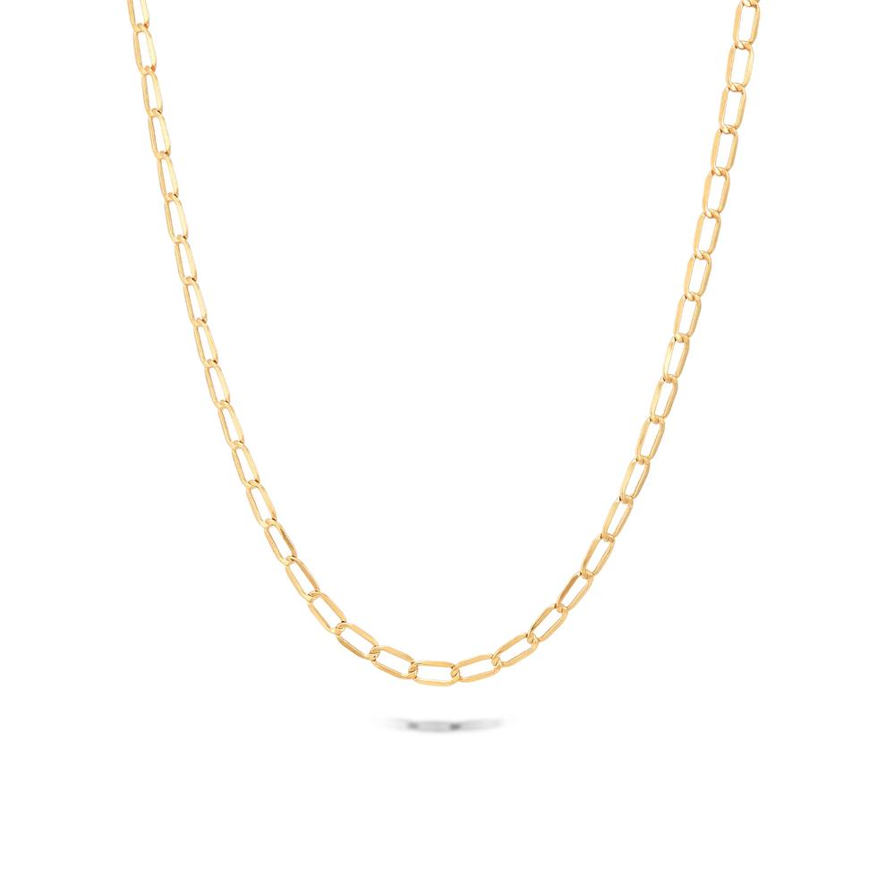 Hollow Forzatina Chain in 14K Yellow Gold, 2.6mm, 18" – Image 1 of 4
