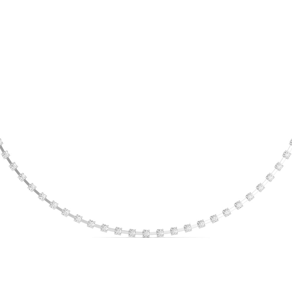 Lab Grown Diamond Necklace in 14K White Gold, 17&rdquo; (14 ct. tw.) – Image 2 of 3