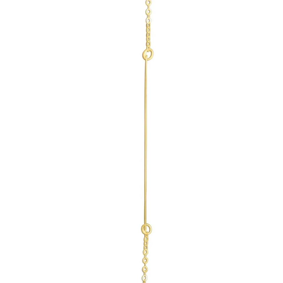 "Z" Initial Necklace in 14K Yellow Gold – Image 2 of 3