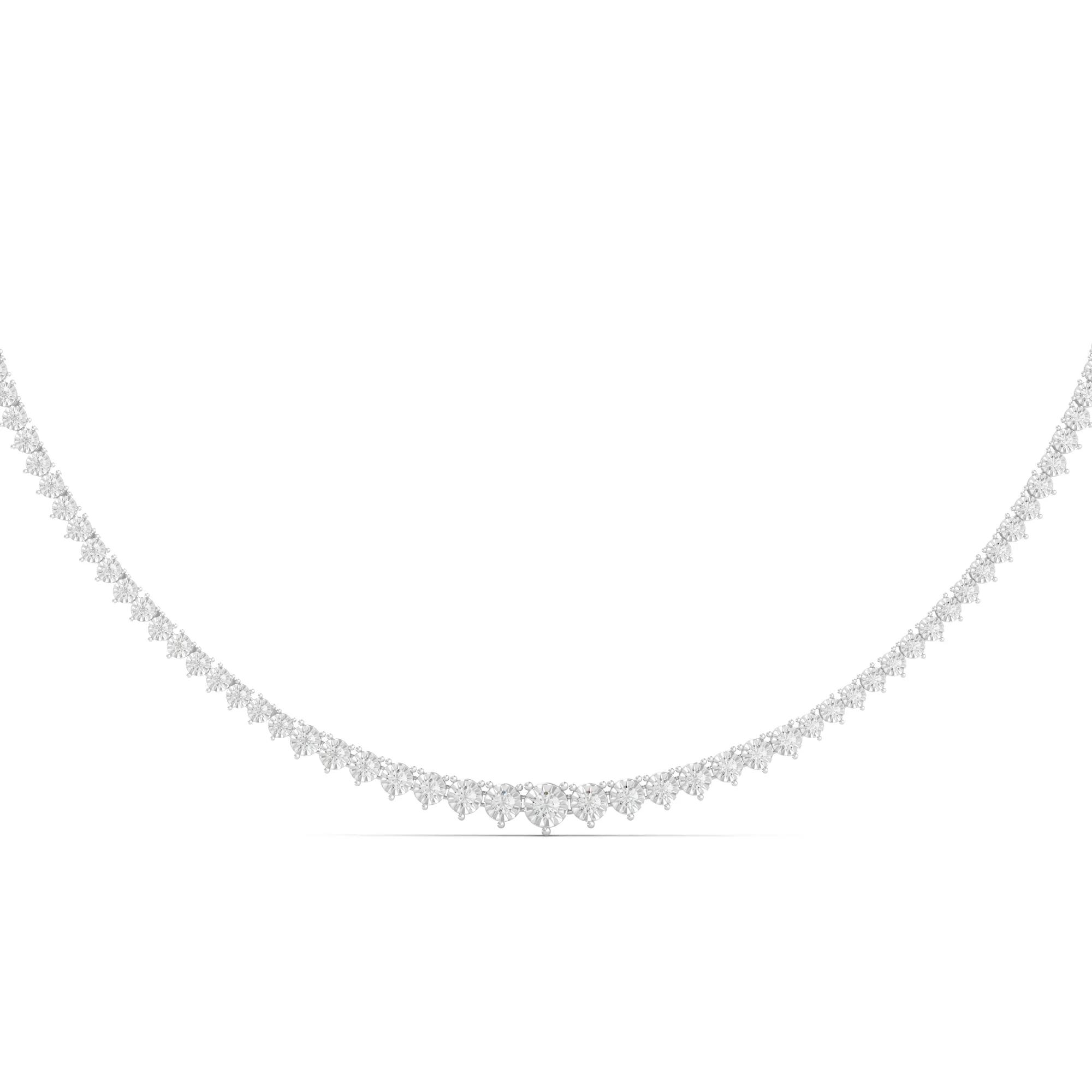4 ct. tw. Diamond Necklace in 14K White Gold | Helzberg