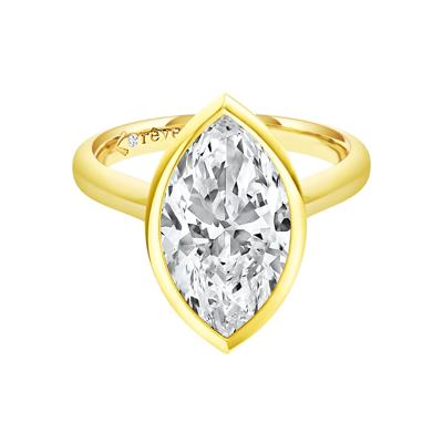 Monroe Lab Grown Diamond Marquise Engagement Ring in 14K Yellow Gold (4 ct. tw.)