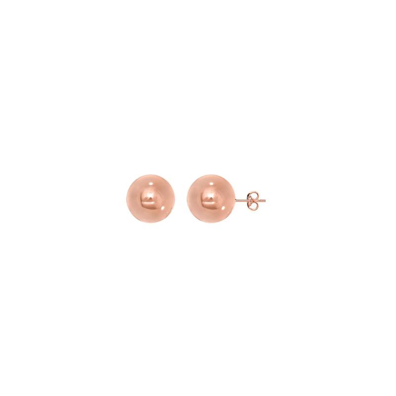 Ball Stud Earrings in 14K Rose Gold – Image 1 of 2