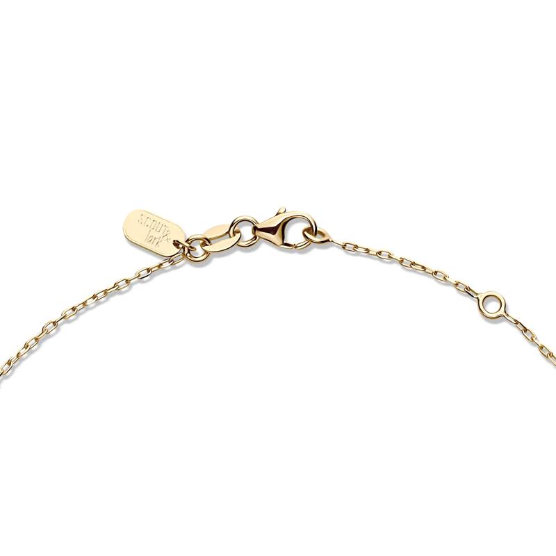Lab Grown Diamond Toi et Moi Necklace in 10K Yellow Gold &#40;1/3 ct. tw.&#41; – Image 3 of 3
