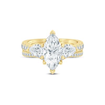 Kyra Lab Grown Diamond Bridal Set in 14K  Gold (3 5/8 ct. tw.)
