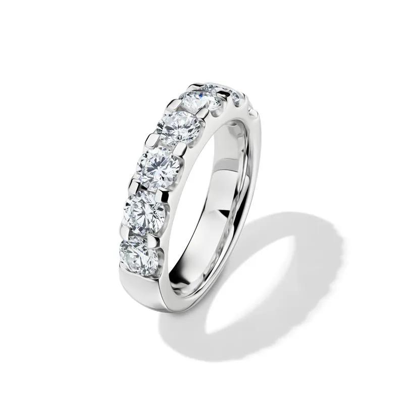 Lab Grown Diamond Seven-Stone Anniversary Band in Platinum (2 ct. tw.) – Image 4 of 4