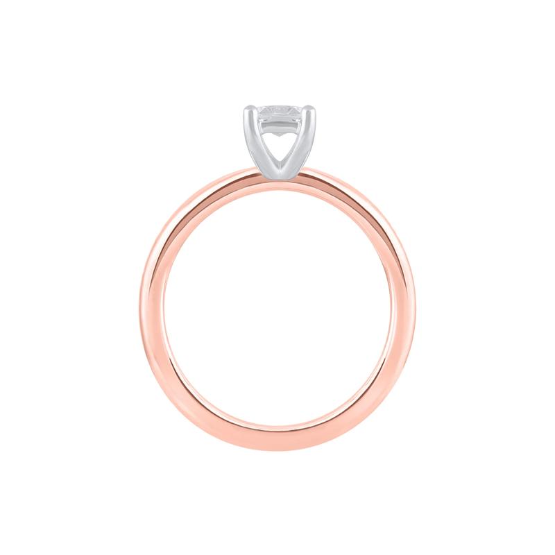 Lab Grown Diamond Emerald-Cut Solitaire Ring in 14K Rose Gold &#40;1 ct.&#41; – Image 2 of 4