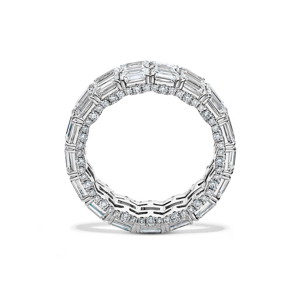 Lab Grown Diamond Double Row Eternity Band in 14K White Gold (9 ct. tw.) – Image 2 of 4