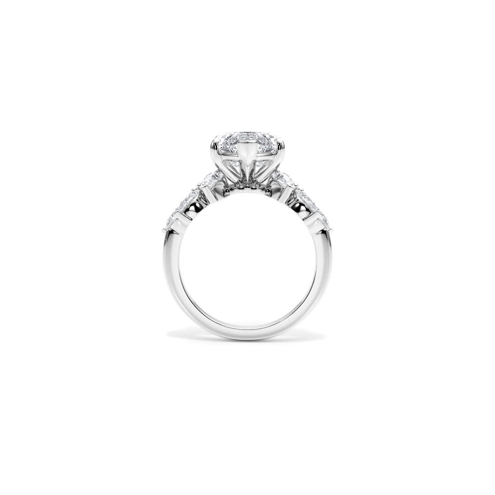 Lab Grown Diamond Marquise Engagement Ring in Platinum (7 1/4 ct. tw.) – Image 2 of 4