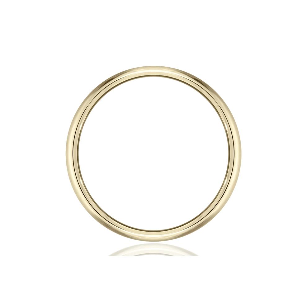 Men's Wedding Band with Satin Finish in 10K White &amp; Yellow Gold, 7MM – Image 2 of 3