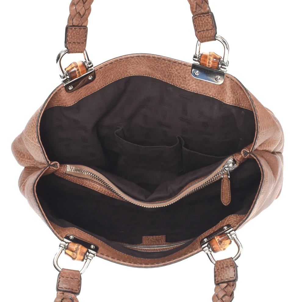 Pre-Owned Gucci Bamboo Bar Tote – Image 3 of 8